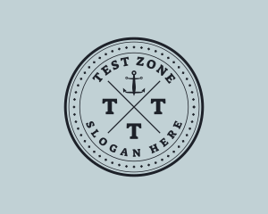 Nautical Sea Anchor logo design