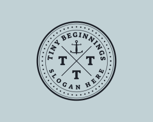 Nautical Sea Anchor logo design