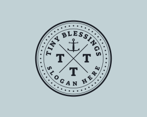 Nautical Sea Anchor logo design