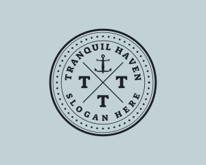 Nautical Sea Anchor logo design