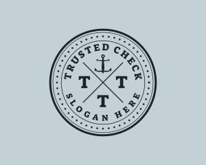 Nautical Sea Anchor logo design