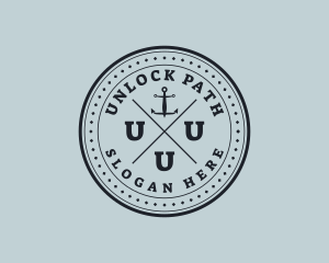 Nautical Sea Anchor logo design