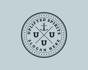 Nautical Sea Anchor logo design