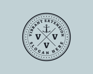 Nautical Sea Anchor logo design