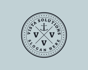 Nautical Sea Anchor logo design