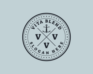 Nautical Sea Anchor logo design