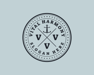 Nautical Sea Anchor logo design