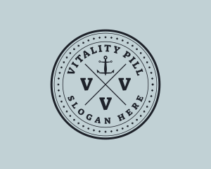 Nautical Sea Anchor logo design