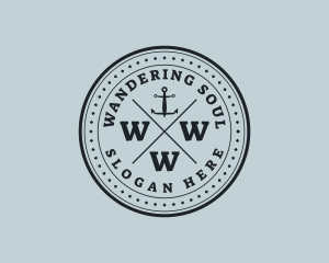 Nautical Sea Anchor logo design