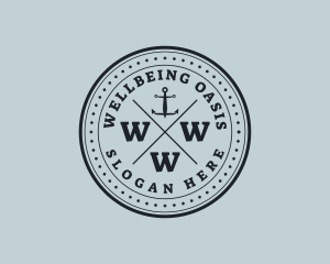 Nautical Sea Anchor logo design