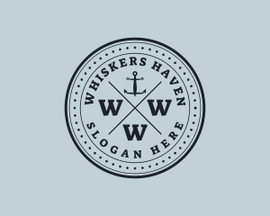 Nautical Sea Anchor logo design