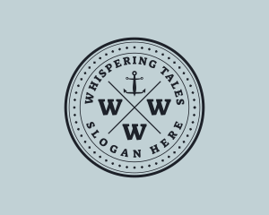 Nautical Sea Anchor logo design