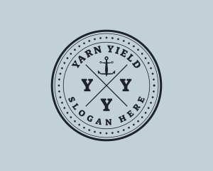 Nautical Sea Anchor logo design