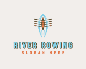 Athletic Rowing Watersports logo design