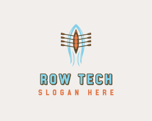 Athletic Rowing Watersports logo design