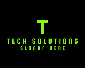 Neon Tech Modern logo design