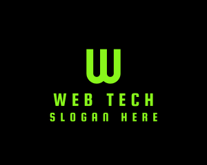 Neon Tech Modern logo design