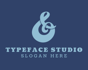 Stylish Ampersand Font logo