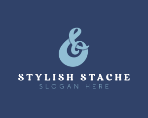 Stylish Ampersand Font logo design