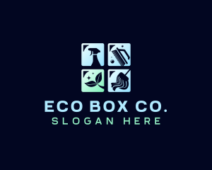 Eco Cleaning Housekeeper logo design