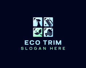Eco Cleaning Housekeeper logo design