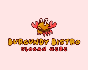 Burger Crab Fastfood logo design