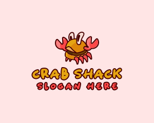 Burger Crab Fastfood logo design