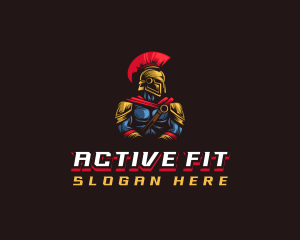 Spartan Warrior Fitness logo design