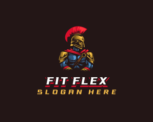 Spartan Warrior Fitness logo design