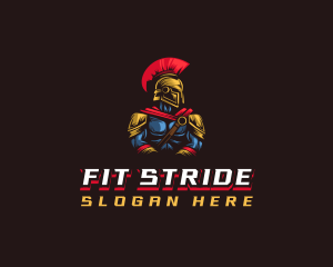 Spartan Warrior Fitness logo design