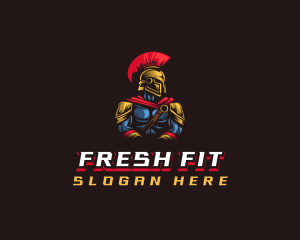 Spartan Warrior Fitness logo design