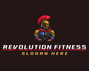 Spartan Warrior Fitness logo design