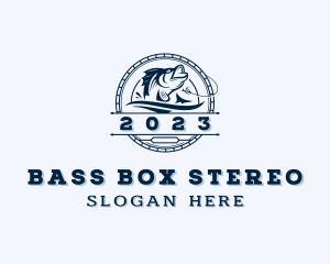 Sea Bass Fishing logo design