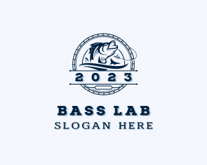 Sea Bass Fishing logo design