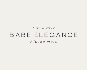 Elegant Business Lifestyle  logo design