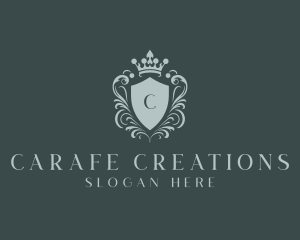 Crown Shield Boutique logo design