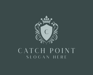 Crown Shield Boutique logo design