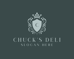 Crown Shield Boutique logo design