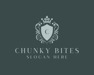 Crown Shield Boutique logo design