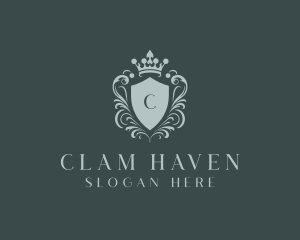 Crown Shield Boutique logo design