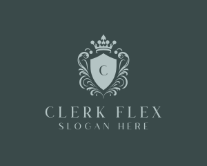 Crown Shield Boutique logo design