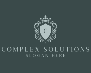 Crown Shield Boutique logo design