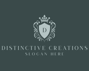 Crown Shield Boutique logo design