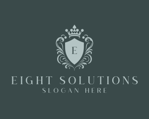 Crown Shield Boutique logo design