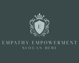 Crown Shield Boutique logo design