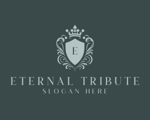 Crown Shield Boutique logo design