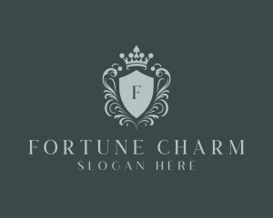 Crown Shield Boutique logo design