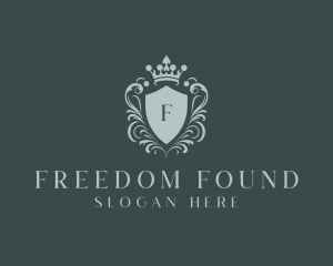 Crown Shield Boutique logo design