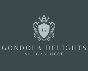 Crown Shield Boutique logo design