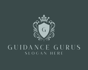 Crown Shield Boutique logo design